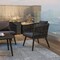 Flash Furniture Square Faux Teak Patio Table & 4 Club Chairs 4 SDA-AD723002-4-BK-GG - alternate 5
